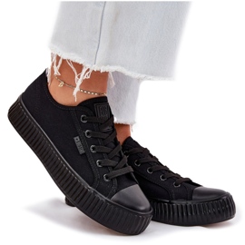 Big Star Frauenmaterial -Sneaker auf der großen schwarzen Plattform der großen Star RR274775 8