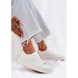 Big Star Frauenmaterial -Sneaker auf der großen weißen Plattform der großen Star RR274776 6