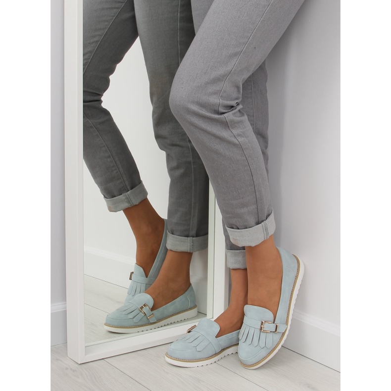 Blaue Damenschuhe 7210 Blau 2