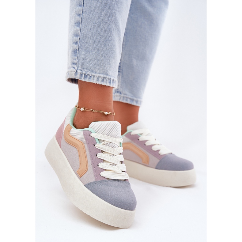 Inna Mehrfarbige Plateau-Sneaker für Damen 2