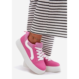 Inna Frauen -Sneaker auf der Plattform Fuchsia rosa 1