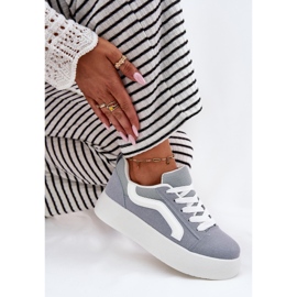 Inna Damen-Plateau-Sneaker, Blau 5