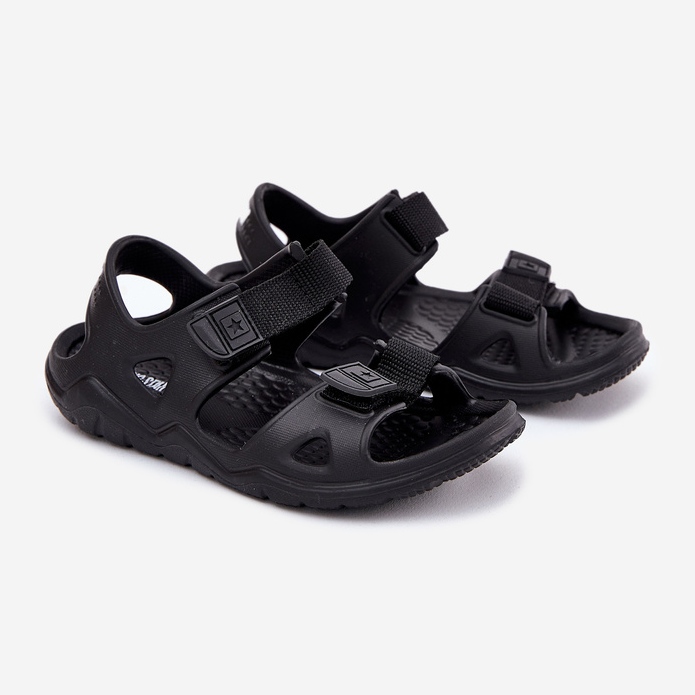Big Star RR374513 Schwarzer Schaumsandalen 1