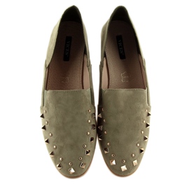 Lordsy Loafer mit 1415 Green Nieten grün 1