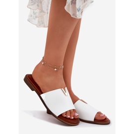 EVento Flach -getötete Öko -Frauen -Summies Weiß 1