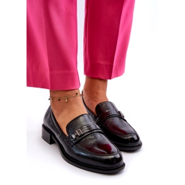 Vinceza Lackierte schwarze Slebende von Frauen mit einer Verzierung 2