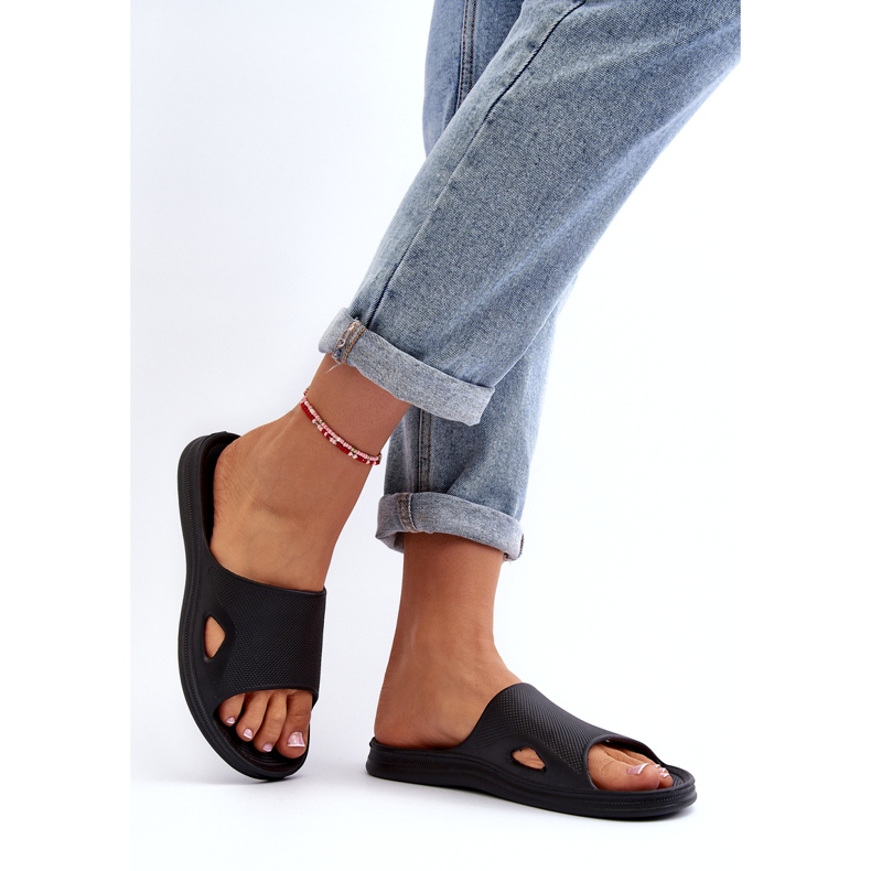 News Klassische Frauen für schwarze Pool Flip Flops 2