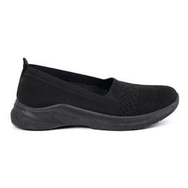Shelvt Schwarze Slip-On-Sportschuhe 2