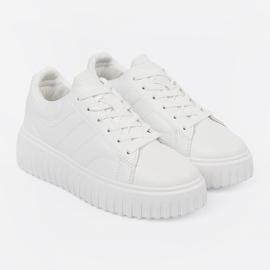 Shelvt Weiße Turnschuhe der Frauen 4