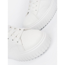 Shelvt Weiße Turnschuhe der Frauen 1