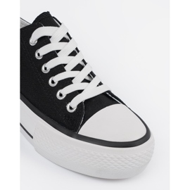 Shelvt Schwarze Turnschuhe mit der Inschrift lieben Frauen 1