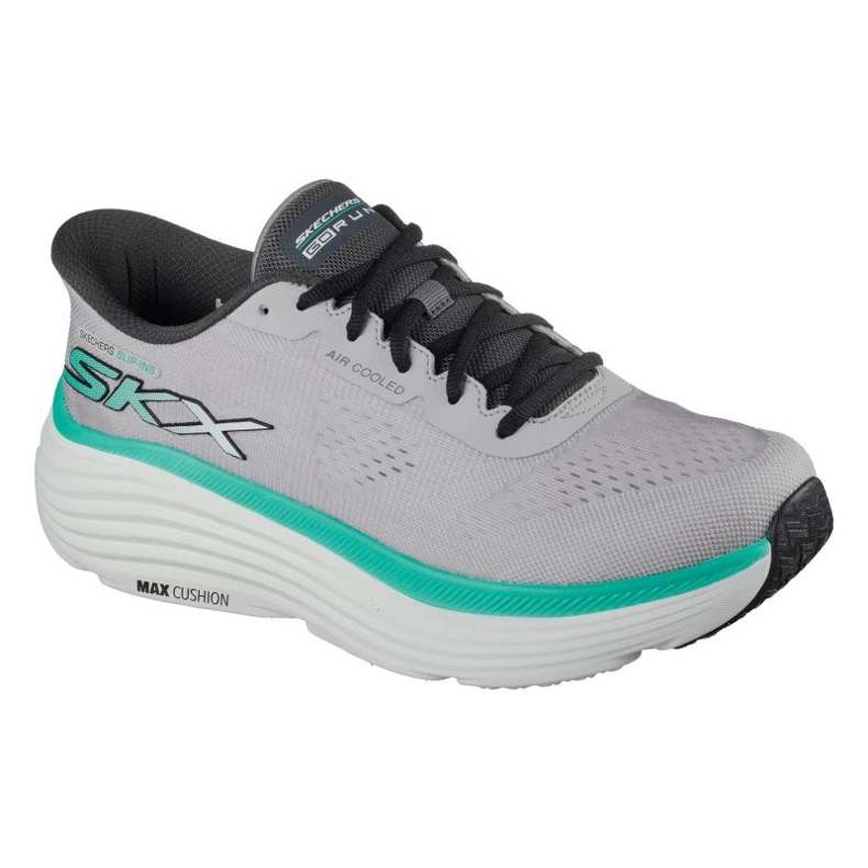 Laufschuhe Skechers Max Dämpfung grau 1