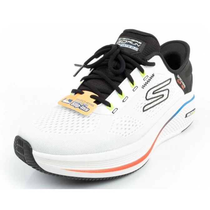 SKECHERS GO RUN SLIP -INS 220853/WMLT -Schuhe weiß 1