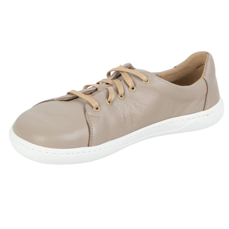 WASAK Barfuß minimalistische Lederschuhe für Frauen 0771W Beige 1