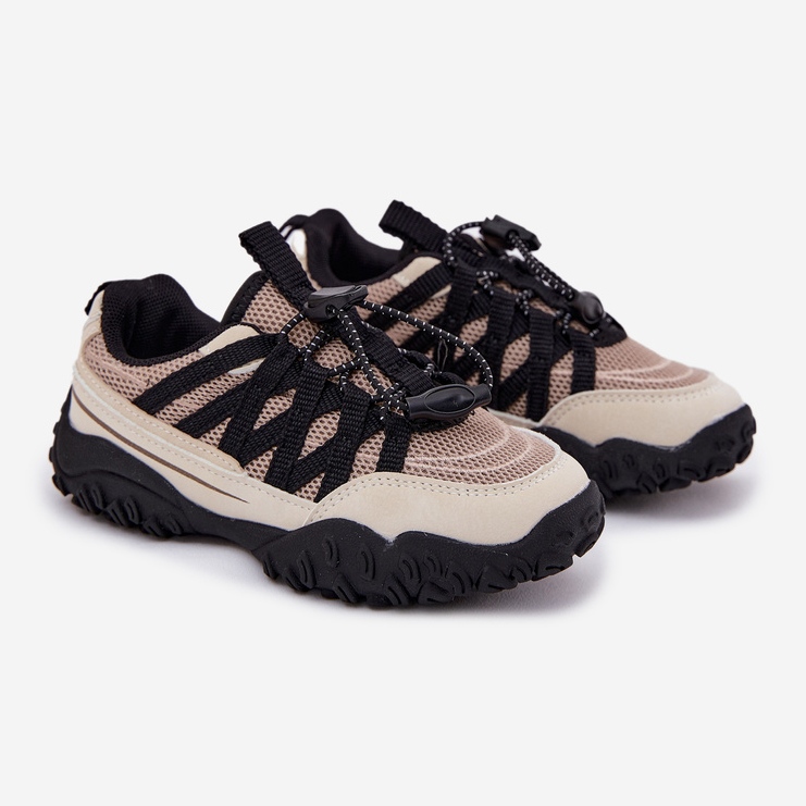 Inna Kinder -Turnschuhe mit Beige 1