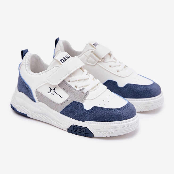 Leichte Baby -Sneaker Big Star RR374053 Weiß und Blau 1