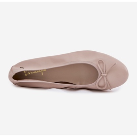 Frauen-Leder-Ballerinas Maciejka P6800-04 Beige 2
