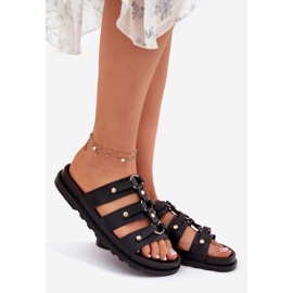 Inna Damenschuhe mit schwarzen Streifen 1