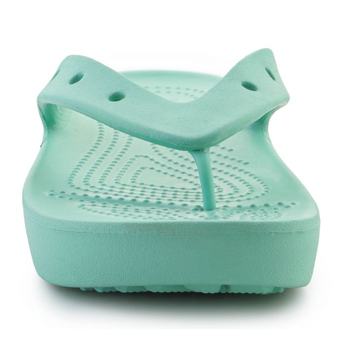 Flip-Flops Crocs Classic Platfrom Flip Sauerstoff 207714-3ug grün 1