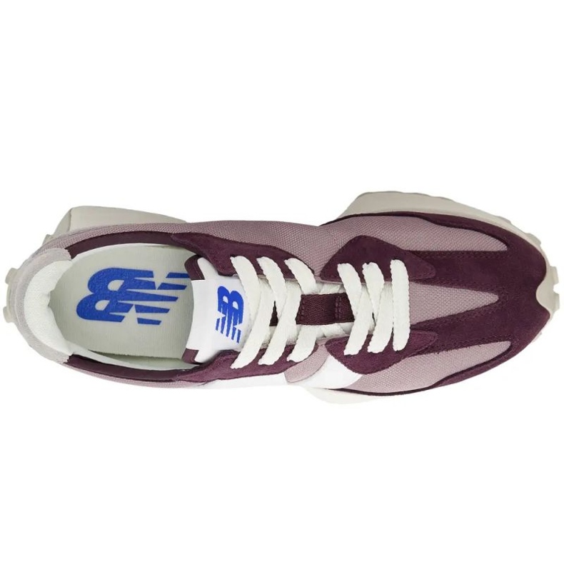 New Balance Frauensportschuhe neue Balance 327 Purpur Wildleder Sneakers (U327CF) violett 1