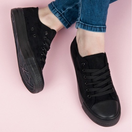 Seastar Schnürsneaker aus Wildleder schwarz 1