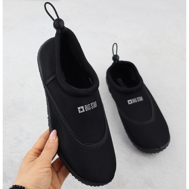 Big Star Schwarzer großer Star NN274A801 Neonwasserschuhe 1