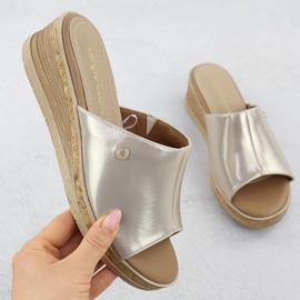 Damenflip Flops auf dem Golden Wedge Sergio Leone KL-191 1