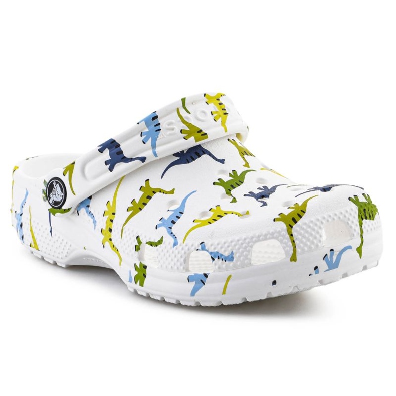 Kinder Clogs Crocs Classic Character Print Clog 209695-9dh White weiß 2