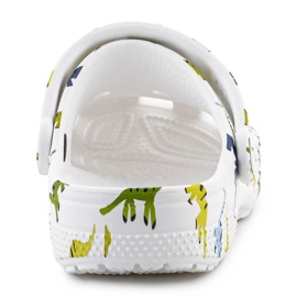 Kinder Clogs Crocs Classic Character Print Clog 209695-9dh White weiß 5