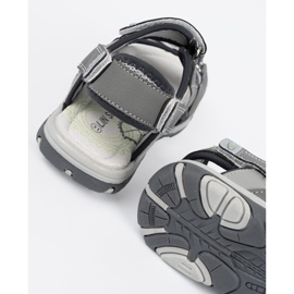 Shelvt Jungen graue Sandalen 2