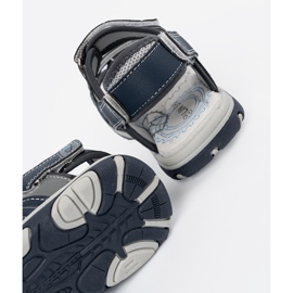 Shelvt Dunkelblaue Jungen Sandalen 1