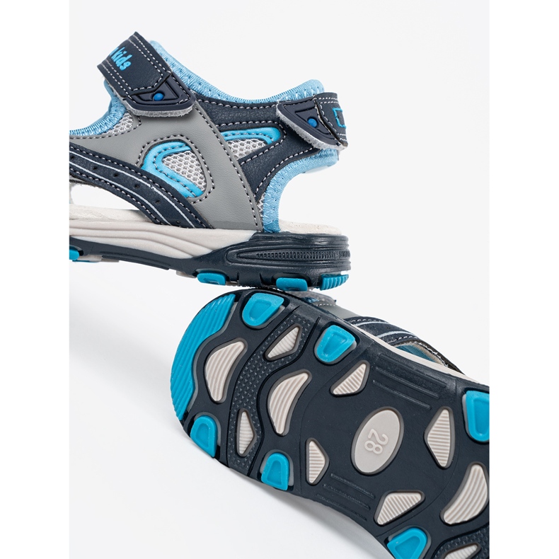 Shelvt Dunkelblaue Jungensandalen 1