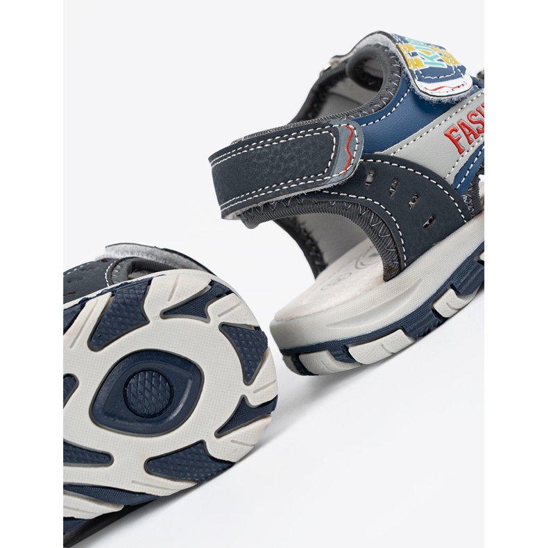 Shelvt Blue Boys Sandalen blau 1