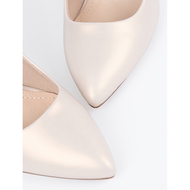 Sergio Leone Klassische leichte Beigepumpen 1