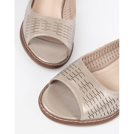 Sergio Leone Goldene Sandalen mit niedrigen Tiefen 5
