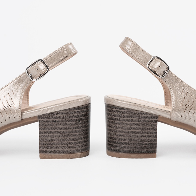 Sergio Leone Goldene Sandalen mit niedrigen Tiefen 1