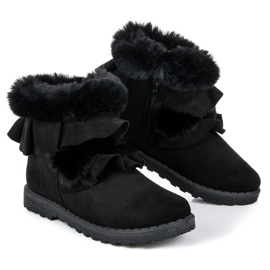 Seastar Schwarze Stiefel mit Rüschen 1