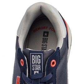 Herren Sports Schuhe Memory Foam Big Star Ll174122 Marine Blau 1