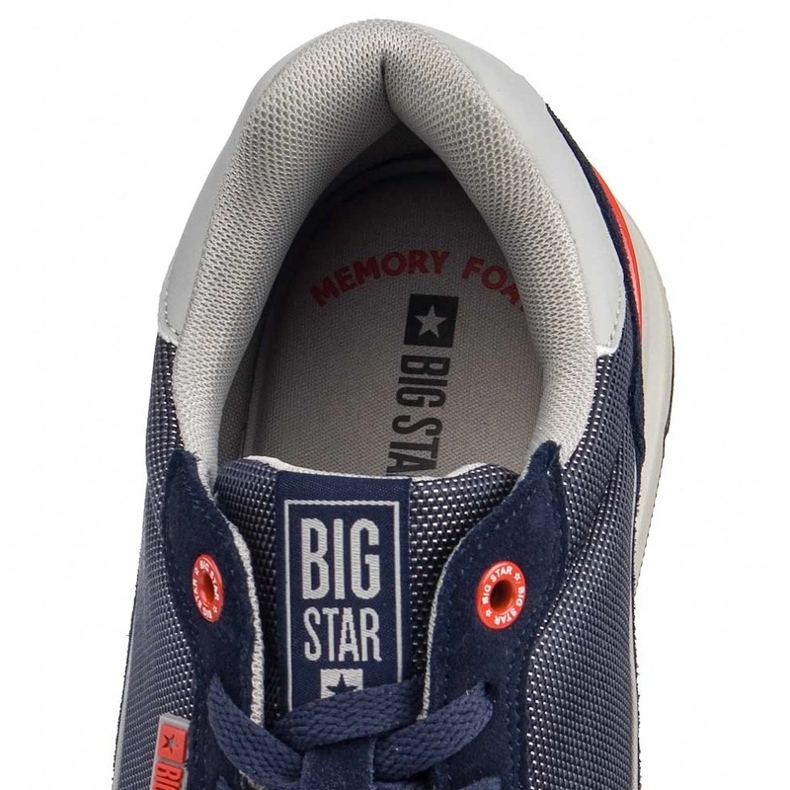 Herren Sports Schuhe Memory Foam Big Star Ll174122 Marine Blau 1