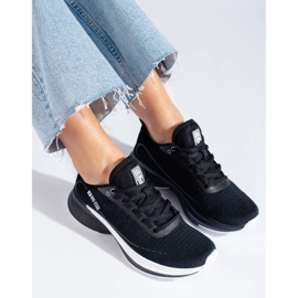 Sneakers Damenschuhe Big Star Ll274327 Schwarz 2