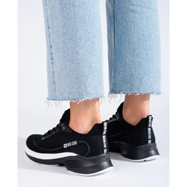 Sneakers Damenschuhe Big Star Ll274327 Schwarz 1