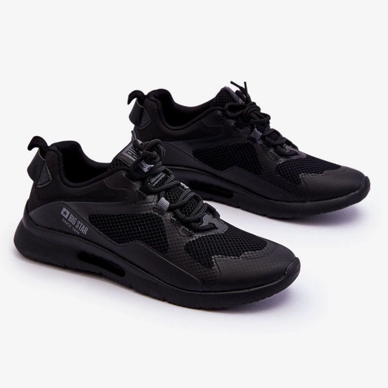 Sneakers Damenschuhe Big Star Ll274372 Schwarz 1