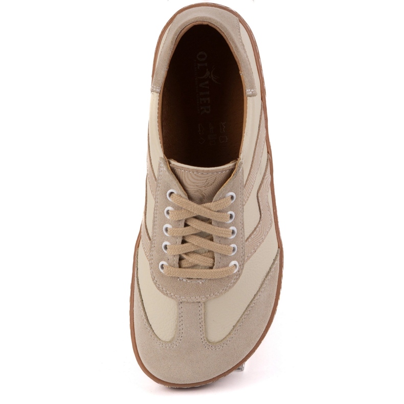 Barfuß Frauen -Lederschuhe Olivier Eliza Beige 1