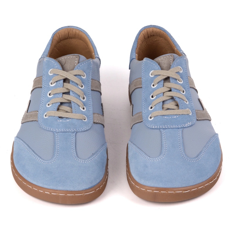Barfuß Frauen -Lederschuhe Olivier Eliza Blue blau 2