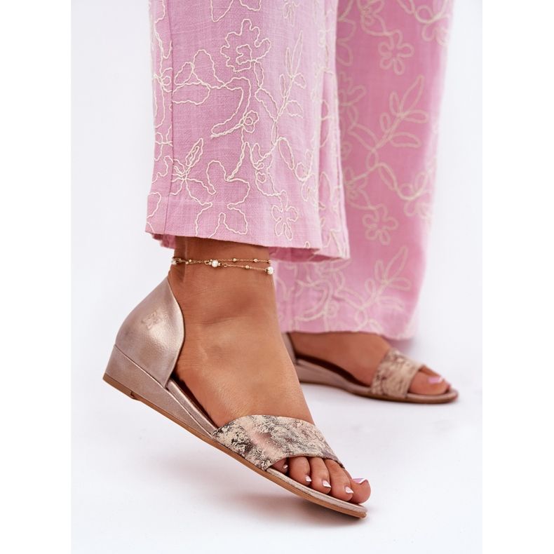 Maciejka Ledersandalen 01971-71 PLN golden 2