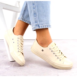 Klassische Damen-Sneaker Big Star NN274286 Beige 2