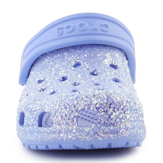 Crocs Classic Glitter Clog T 206992-5q6 Klappen blau 1