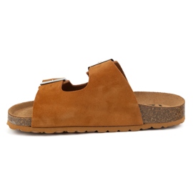 Vriston Frauenschuhe verstellbare Hausschuhe Izzi Alex Brandy Bronze 1