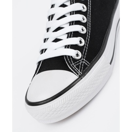 Frauen klassische schwarze Turnschuhe 1