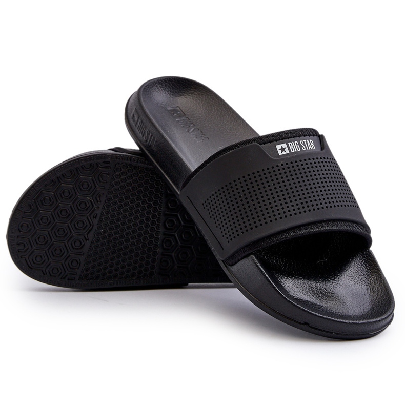 Leichte Herren-Flip-Flops Big Star NN174694 Schwarz 3